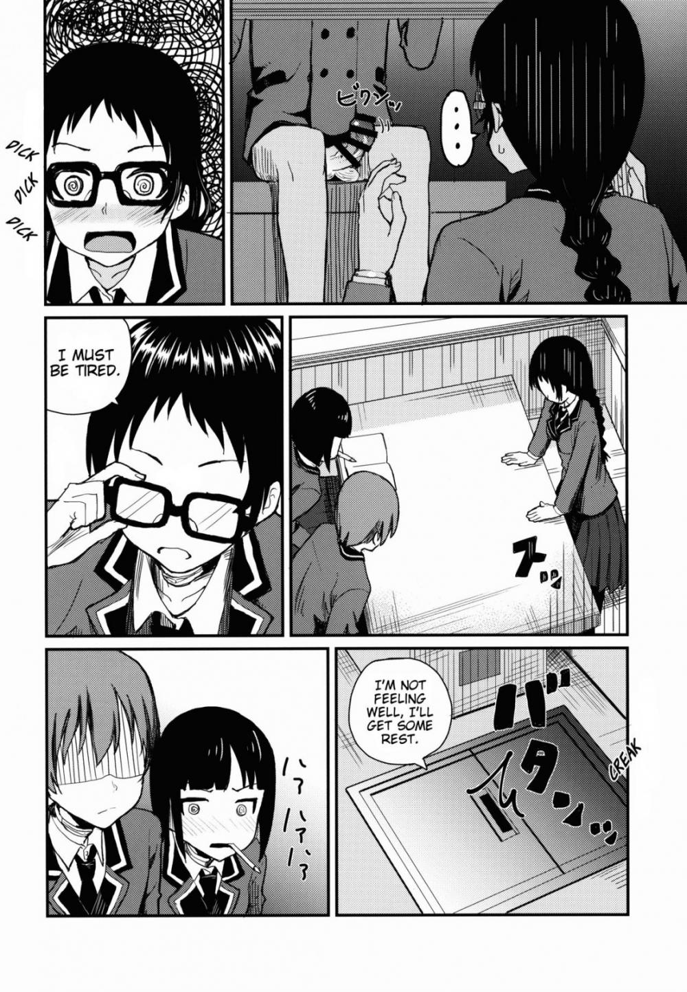 Hentai Manga Comic-I Tried To Approach Kajou-senpai With My Bare Dick-Read-4